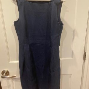 Theyskens Theory navy cocktail dress